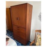 Mid-Century Modern Walnut Gentleman