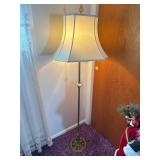 Vintage Cast Metal 64 Inch Tall Floor Lamp