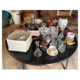 Collection of Glassware, Ceramics & 7 Plates