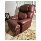 Overstuffed Rocker Recliner Armchair