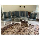 6-Piece Wrought Iron Garden Seating Set