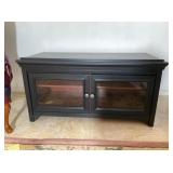 Traditional Black 2-Door Media Console