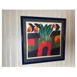 Carol Summers Bokespur Woodcut Print