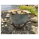 Cast Iron Pot Number 10 with Adjustable Stand