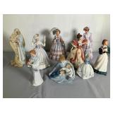 Group of Porcelain Figurines Including Lenox