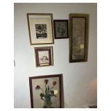 A Collection of Framed Artworks