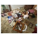 Assortment of Holiday Collectibles and Glassware