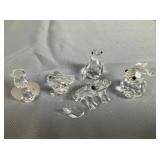 Assortment of Faceted Crystal Miniatures