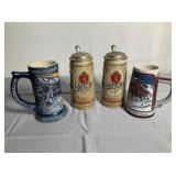 Multiple Breweriana Ceramic Steins