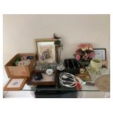 Religious Items, Glassware, and Decor Assortment