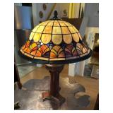 Tiffany Style Leaded Glass Table Lamp