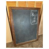 Double Sided Framed Oak Slate Chalkboard