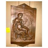 Penelope Relief Copper Plaque