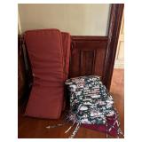 Twelve Floral and Terracotta Patio Cushions