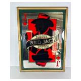 Molson Red Jack Beer Mirror Sign