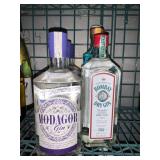 Assortment of English, French, and American Gin