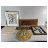 Group of Assorted Decorative Wall Hangings