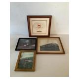 Group of Lehigh Valley Railroad Framed Items
