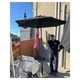 Guinness Advertising Patio Umbrella with Base