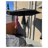 Krombacher Market Umbrella and Granite Base