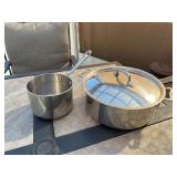 2 All-Clad Stainless Steel Pans