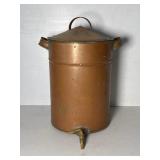 Antique Copper Steamer with Removable Strainer