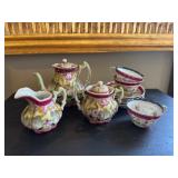 Shimamura Sei Japanese Moriage Tea Service Set