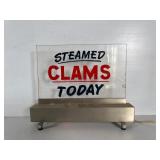 Price Brothers Steamed Clams Today Electric Sign