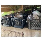 Assorted Dinnerware and Metal Utensils