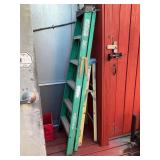 Two Werner Fiberglass Stepladders