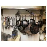 Assorted Commercial Kitchen Cookware and Utensils