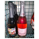 Three Bottles of Cava and Prosecco