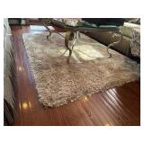 Cosmo Living Everly Shag Timberwolf Gray Rug