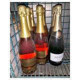 Group of Five French Sparkling Wines