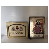 Two Christian Schmidt Classic Beer Advertising Sig