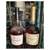 Two Bottles of Hennessy and Courvoisier VS Cognac