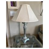 Pair of Modern Cast Metal Table Lamps