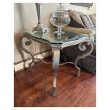 Pair of Neoclassical Silvered Cast Iron Tables