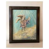 J. Canto Impressionistic Assumption Oil Painting