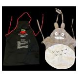 Two Novelty Bib Aprons, Capri and Totoro