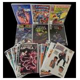 Captain America Marvel Comics Collection with Art