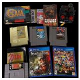 Group Vintage Video Games: Like-New Gaia, NES