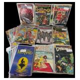 Assort of Vintage+Modern Comics, Signed