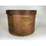Early wooden round cheese box w/ lid