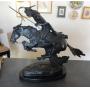 'The Cheyenne' Copyright by Fredric Remington. Roman Bronze Works N-Y.