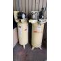 (2) 60 air compressors. One good motor, one bad