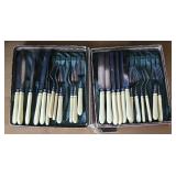 Landers Quadruple Plate Bakelite Silverware