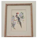 Mexican Feather Bird Art Signed