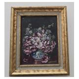 'Garden Flowers' Tiny Still Life Painting