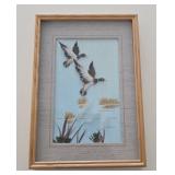 Mallard Ducks Feather Shadow Box Art